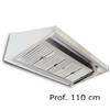 T.M.I Cappa Snack TMI Easy EASH AISI 304 - Prof. 110 cm senza Motore