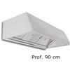 T.M.I Cappa a parete TMI Easy EAWH AISI 304 - Prof. 90 cm senza Motore