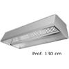 T.M.I Cappa centrale TMI Easy EACH AISI 304 - Prof. 130 cm senza Motore