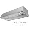T.M.I Cappa centrale TMI Easy EACH AISI 304 - Prof. 180 cm senza Motore