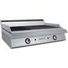 GC Cooking FryTop Professionale a Gas da Banco - Piastra 2/3 Liscia 1/3 Rigata - Profondità 90