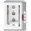Mec Forno a Convezione MEC - 12 Teglie GN 1/1 - Elettromeccanico - Vapore Diretto