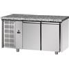 Tecnodom Tavolo Refrigerato Pasticceria Tecnodom 2 Porte Prof. 80 Gruppo Motore SX Piano in Granito