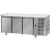 Tecnodom Tavolo Refrigerato Pasticceria Tecnodom 3 Porte Prof. 80 Senza Piano di Lavoro