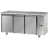 Tecnodom Tavolo Refrigerato Pasticceria Tecnodom 3 Porte Prof. 80 Senza Motore Piano in Granito
