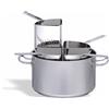 Karel Casseruola Inox Completa con 4 Colapasta Ø40 H 25 cm 31,4 Litri