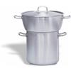 Karel Couscoussiera Bombata con Coperchio Ø40/32 H 20/32 cm