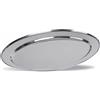 Karel Vassoio Inox Bordo Arrotondato 30x21 cm