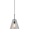 V-TAC PORTALAMPADA E27 PENDENTE VETRO TRASPARENTE D270 A CONO VT-7305-LED3881