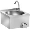 Forcar Lavamani Inox con comando a ginocchio Modello LM40