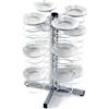 Forcar Carrello portapiatti da banco Modello CA1435G/36G Verniciata o cromata per piatti 25/31 Portata 48 piatti