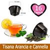 Caffè Kickkick 16 Tisana Arancia e Cannella Compatibili Nescafè Dolce Gusto