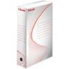 ESSELTE Scatola archivio Esselte BOXY 80 bianco/rosso 8x25x35 cm 128003 (Conf.10)