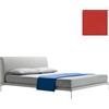ZANOTTA letto matrimoniale TALAMO con piedini nichel satinato per materasso 170 x 200 cm - 1883/1-31627-176x216-PIEDI-NICHEL