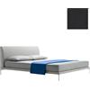 ZANOTTA letto matrimoniale TALAMO con piedini nichel satinato per materasso 170 x 200 cm - 1883/1-31605-176x216-PIEDI-NICHEL