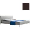 ZANOTTA letto matrimoniale TALAMO con piedini nichel satinato per materasso 170 x 200 cm - 1883/1-31616-176x216-PIEDI-NICHEL