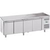 Forcold Tavolo Refrigerato Snack a 4 Porte - Profondità Cm 60 - Capacità lt 449 - Temp -2° +8°