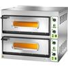 Fimar Forno elettrico per pizza Modello FES4+4 Pannello comandi MANUALE Temp.°C. 50 / 500 Dim. cm L.90 P.78.5 H.75