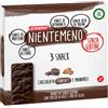 ENERVIT SpA Enervit Nientemeno Cioccolato Fondente e Mandorle 3 Barrette da 33 g