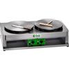 Fimar CREPIERA GAS Modello CR400G2 Numero 2 Piani cottura Ø 400 mm ciascuno Potenza 7200 Kcal/h Dim. cm L.90 P.48 H.27