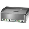 Fimar FryTop elettrico Modello FRY2LC doppio liscio piano in acciaio cromato