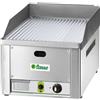 Fimar FryTop a gas Modello FRY1RMC singolo rigato piano in acciaio cromato