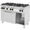 Fimar Cucina a gas Metano Modello CC76GFG 6 fuochi con forno gas GN1/1
