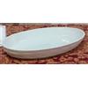 Gamma Service Pirofila in porcellana bianca ovale cm 42x25,5x4,5