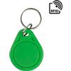 SAFIRE PORTACHIAVE VERDE TAG RFID 125 KHZ PER LETTORI CONTROLLO ACCESSI O PRESENZA RTAG-VISRFID-TAG-GREEN