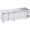 Forcar Tavolo Refrigerato quattro porte In acciaio inox AISI 201 ForCold ventilato Modello G-SNACK4200TN-FC