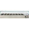 Forcar Vetrina refrigerata per pizza in acciaio INOX AISI 201 ForCold Modello VRX1800-380-FC 8 x GN1/3