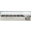 Forcar Vetrina refrigerata per pizza in acciaio INOX AISI 201 ForCold Modello VRX1400-330-FC 6 x GN1/4