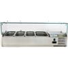 Forcar Vetrina refrigerata per pizza in acciaio INOX AISI 201 ForCold Modello VRX1200-380-FC 3x GN1/3 + 1x GN1/2