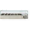 Forcar Vetrina refrigerata per pizza in acciaio INOX AISI 201 ForCold Modello VRX1500-380-FC 5 x GN1/3 + 1 x GN 1/2