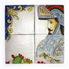 CERAMICHE CALTAGIRONE Pannello Paladino ceramica 40×40