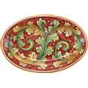CERAMICHE CALTAGIRONE Piatto Ovale Ceramica Caltagirone cm 40 - Vari Decori