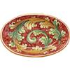 CERAMICHE CALTAGIRONE Piatto Ovale Ceramica Caltagirone cm 30 - Vari Decori