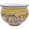 CERAMICHE CALTAGIRONE Portavaso Ceramica di Caltagirone cm 40