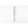 ASTA CON 4 FARETTI LED BIANCO FREDDO 4x1w ORIENTABILE SILVER GIOIELLERIA D6B4