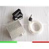 EFFETTO SCINTILLIO KIT CIELO STELLATO 200 PUNTI LED BIANCO NEUTRO FIBRA OTTICA