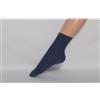 Hirsch Natur Calzino corto in lana mista cotone - col. jeans