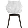 DRIADE poltroncina con gambe in legno MERIDIANA - D33011A156A98