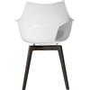 DRIADE poltroncina con gambe in legno MERIDIANA - D33011A156230