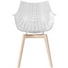 DRIADE poltroncina con gambe in legno MERIDIANA - D33011A156A96