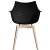 DRIADE poltroncina con gambe in legno MERIDIANA - D33011A156207