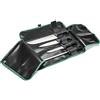 Sanelli 980204 Set COLTELLI Macellaio, Acciaio Inossidabile, Nero