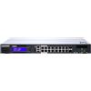 QNap QGD-1600P Switch Gestito Gigabit Ethernet 10-100-1000 Nero-Grigio Supporto Power over Ethernet