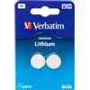 Verbatim - Blister 2 MicroPile a pastiglia CR2016 - litio - 49934 - 3V