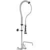 Amitek Doccione con Rubinetto RBT300M - Fissaggio a Parete - 2 Pomelli - Portata Max Lt/Min 17