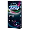 Durex Sync Preservativo Con Azione Ritardante e Stimolante 6 Pezzi
